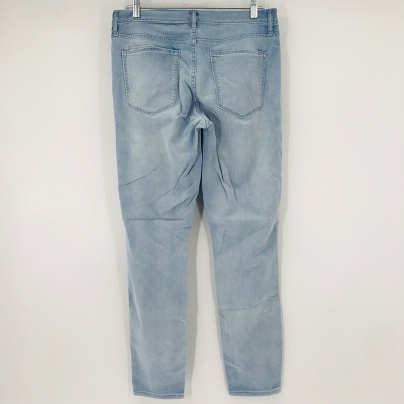 Gap Mid Rise Skinny Jeans Light Wash Size 31 Tall - Picture 8 of 8